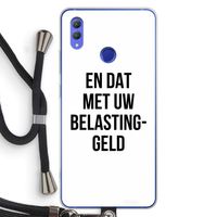Belastinggeld: Honor Note 10 Transparant Hoesje met koord