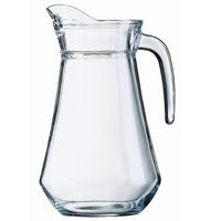 Schenkkan van glas 1 liter van 20 cm - thumbnail