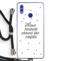 Confetti: Honor Note 10 Transparant Hoesje met koord