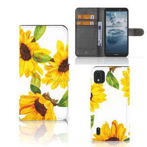 Hoesje voor Nokia C2 2nd Edition Zonnebloemen