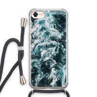 Zee golf: iPhone 7 Transparant Hoesje met koord