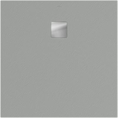 Villeroy & Boch Excello douchevloer - 100x100x4cm - polyurethaan/acryl nature grey uda1010exc1v-3n