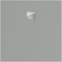 Villeroy & Boch Excello douchevloer - 100x100x4cm - polyurethaan/acryl nature grey uda1010exc1v-3n