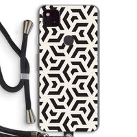 Crazy pattern: Pixel 4a 5G Transparant Hoesje met koord