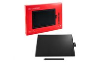 Wacom One by Medium grafische tablet Zwart, Rood 2540 lpi 216 x 135 mm USB - thumbnail