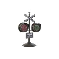 Tafelklok DKD Home Decor Zwart Vintage Verkeerslicht