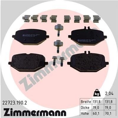 Remblokkenset, schijfrem 227231902