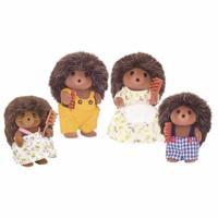 Set Poppen Sylvanian Families 4018 Family Herisson 4 Onderdelen