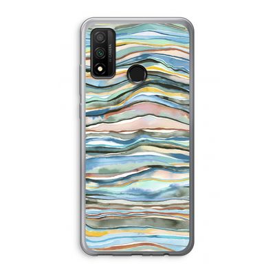 Watercolor Agate: Huawei P Smart (2020) Transparant Hoesje