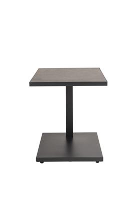 Qopps Jooks bijzettafel up down 60 x 40 cm ceramische tegel antraciet Qopps Jooks bijzettafel up down 60 x 40 cm ceramische tegel antraciet