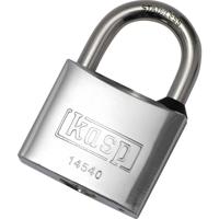 Kasp K14540A3 40 mm Gelijksluitend Chroom Sleutelslot