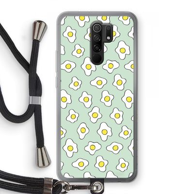 Spiegeleitjes: Xiaomi Redmi 9 Transparant Hoesje met koord
