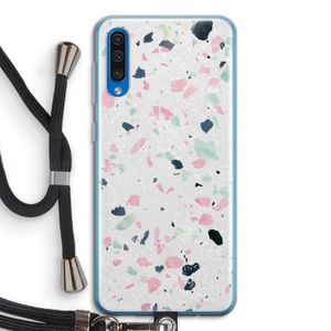 Terrazzo N°3: Samsung Galaxy A50 Transparant Hoesje met koord