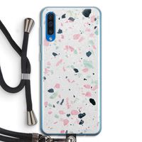 Terrazzo N°3: Samsung Galaxy A50 Transparant Hoesje met koord