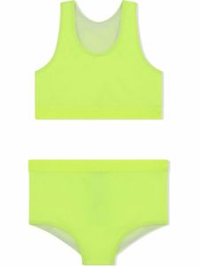 Dolce & Gabbana Kids tankini à design sans manches - Jaune