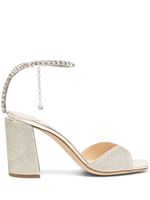 Jimmy Choo sandales Saeda 85 mm en cuir - Or - thumbnail