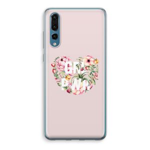GRL PWR Flower: Huawei P20 Pro Transparant Hoesje