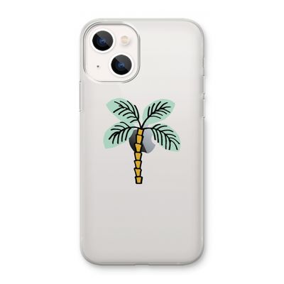 Palmboom: iPhone 13 mini Transparant Hoesje