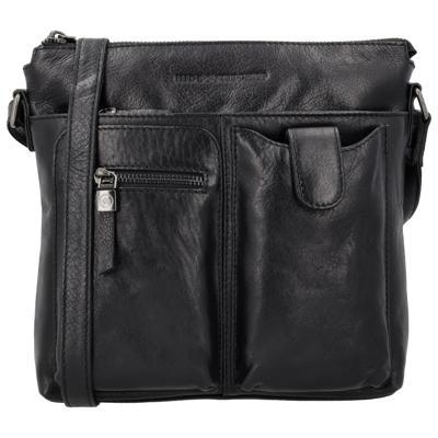 Hide & stitches porto schoudertas-Black