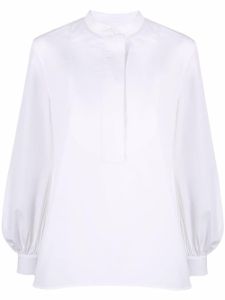 Jil Sander chemise à détail de plastron - Blanc