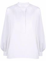 Jil Sander chemise à détail de plastron - Blanc