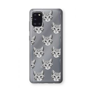 Kitten: Samsung Galaxy A31 Transparant Hoesje