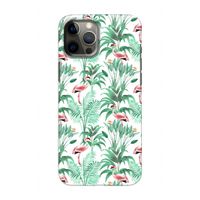 Flamingo bladeren: Volledig geprint iPhone 12 Pro Hoesje