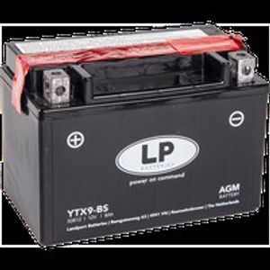 Landport accu ltx9-bs / ytx9-bs agm o.a. zip 4-takt
