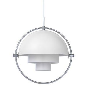 Gubi Multi-Lite Hanglamp - Chroom & Mat wit