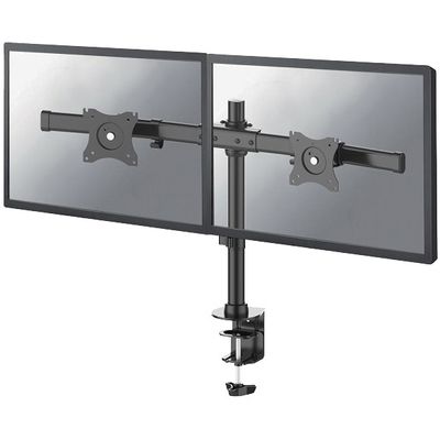 Flatscreen bureausteun crossbar FPMA-DCB100DB Bevestiging