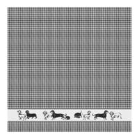 Ddddd Theedoek Saar 60x65 Black