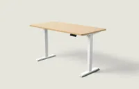 Desktronic HomePro bureau Wit / Eiken / 160x80 cm