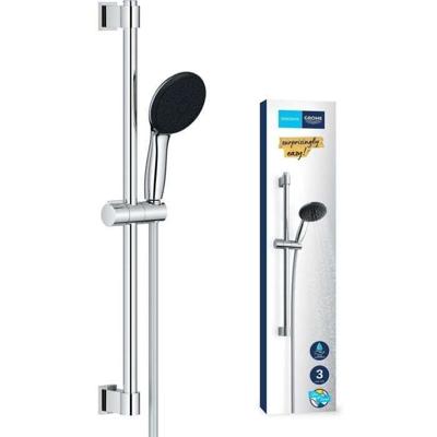 Doucheset met 3-straals douchekop, staaf en flexibele slang - GROHE Vitalio Start 110 26032001 - Gemakkelijk kiezen - Waterbesparend