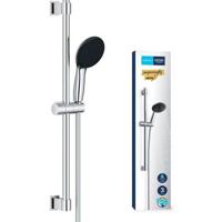 Doucheset met 3-straals douchekop, staaf en flexibele slang - GROHE Vitalio Start 110 26032001 - Gemakkelijk kiezen - Waterbesparend