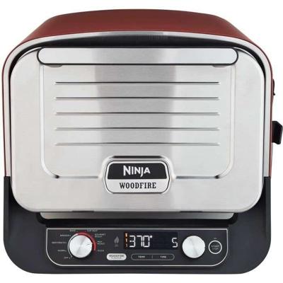 8-in-1 elektrische pizzaoven - NINJA - Houtvuur - OO101EU - Pro-heat plate - Pizzasteen - 6 standen