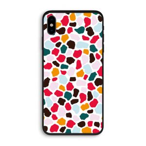 Colored Giraffe: iPhone X Biologisch afbreekbaar hoesje