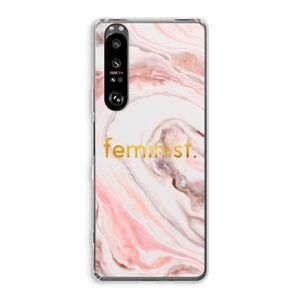 Feminist: Sony Xperia 1 III Transparant Hoesje