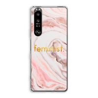 Feminist: Sony Xperia 1 III Transparant Hoesje