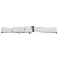 Horlogeband Universeel D500 Leder Wit 14mm