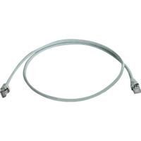 TELEGÄRTNER patchkabel S/FTP, Cat.6A, LSOH, grijs, 1,5 m