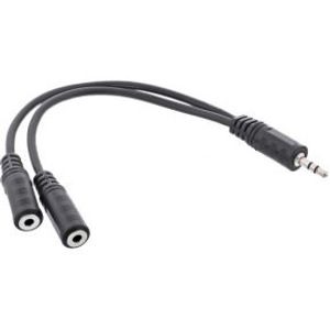 InLine 99300B audio kabel 2 m 3.5mm 2 x 3.5mm Zwart