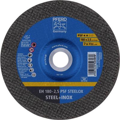 PFERD TOOLS EH 180-2,5 PSF STEELOX 61726326 Doorslijpschijf gebogen 180 mm 25 stuk(s) RVS, Staal