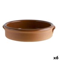Sauspan Barro Clasico Bruin Keramisch Ø 25 cm (6 Stuks)
