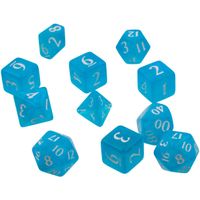 Eclipse 11 Dice Set: Sky Blue Dobbelstenen