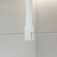 FortiFura Galeria Stabilisatiestang - plafond - tbv inloopdouche 125cm - mat wit SW804546 - thumbnail