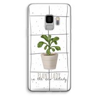 Kamerplant op vensterruit: Samsung Galaxy S9 Transparant Hoesje