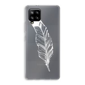 Pluim: Samsung Galaxy A42 5G Transparant Hoesje