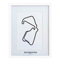 Formule 1 Circuit Silverstone 3D Print - Wit Formule 1 Circuit Silverstone 3D Print - Wit