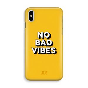 No Bad Vibes: iPhone XS Tough Case