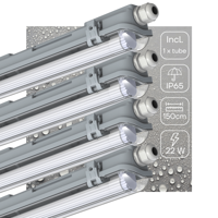 4 PACK - LED's Light LED TL armatuur 150 cm compleet met LED TL buis - 2880lm 4 PACK - LED's Light LED TL armatuur 150 cm compleet met LED TL buis - 2880lm